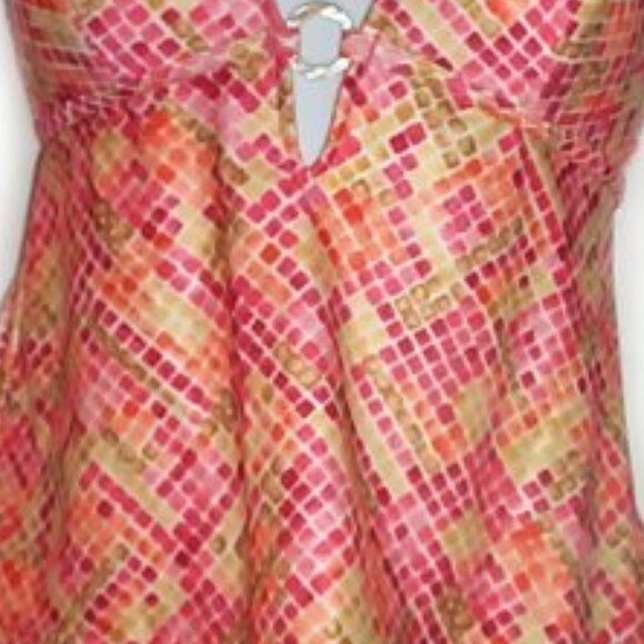 INC International Concepts Mosaic Print 2 Pc Tankini - XS - NEW - Picture 8 of 8